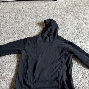 Black Hooded Sweatshirt girls L(10-12)